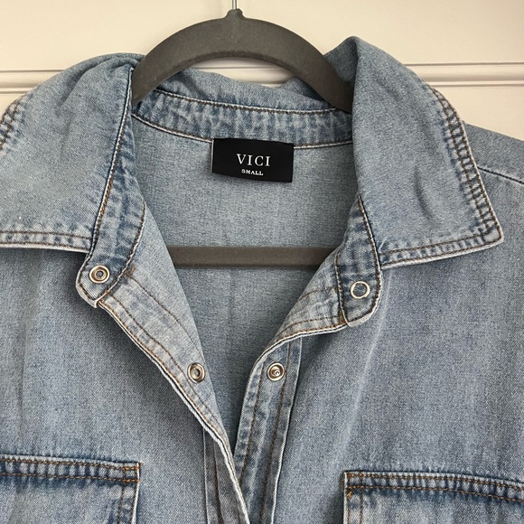 Vici Jean Dress - Picture 3 of 4